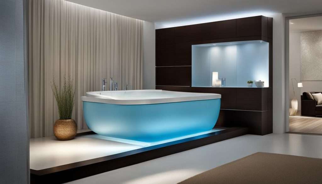 Moderne Sitzbadewanne für Hydrotherapie